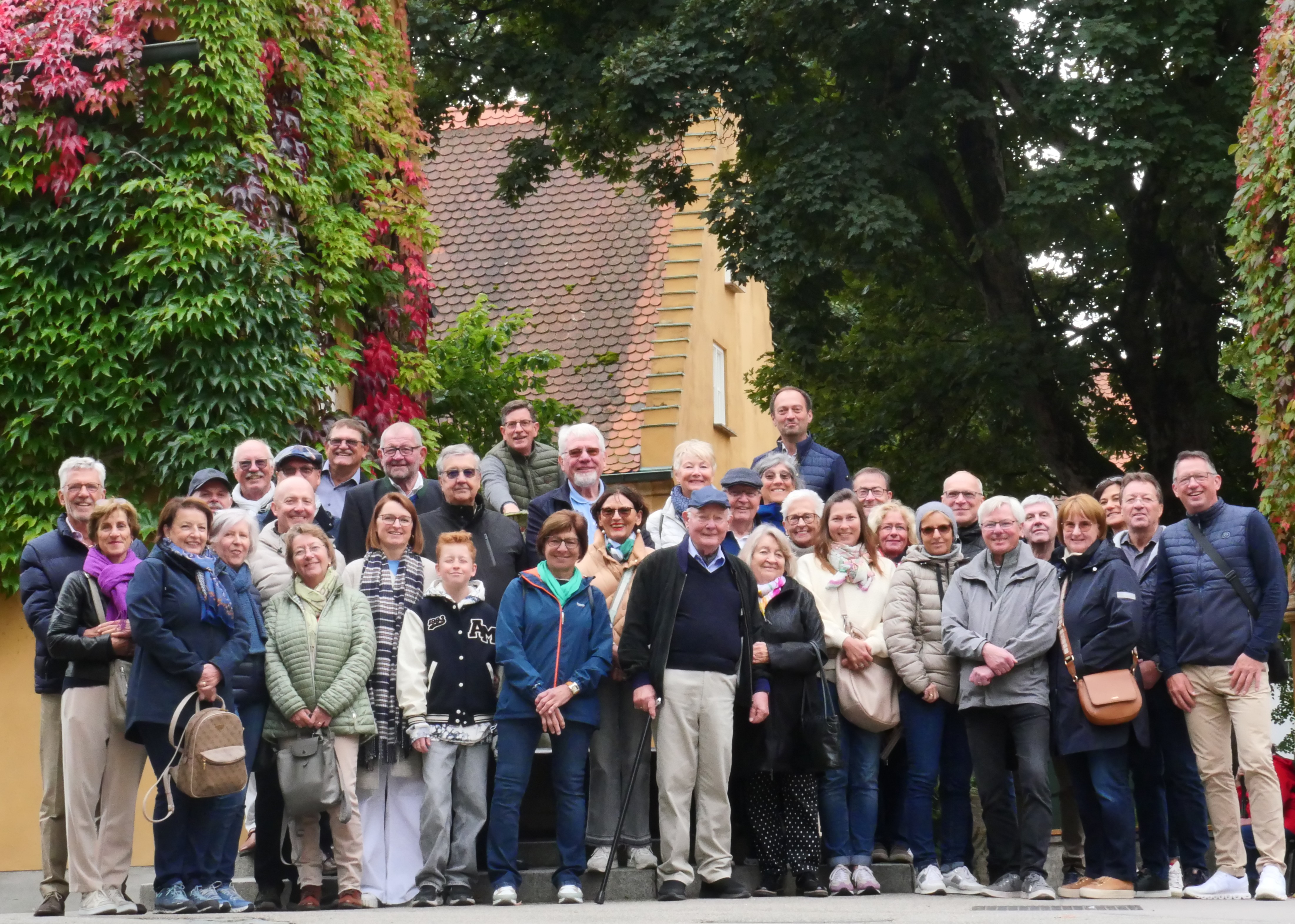 Abschlussfoto Fuggerei Augsburg LC Idstein